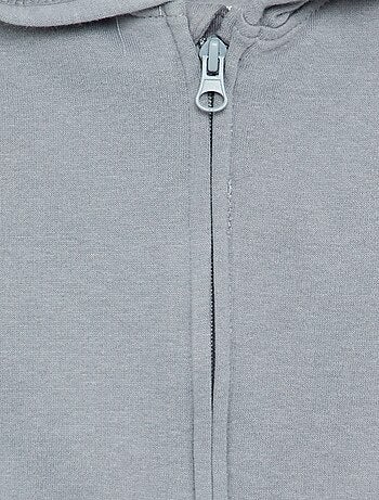 Felpa con cappuccio e zip