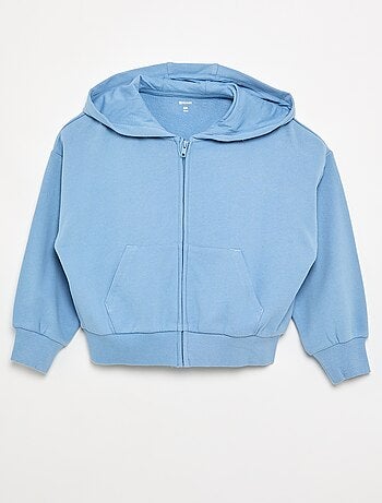 Felpa con cappuccio e zip