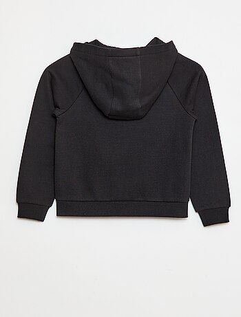 Felpa con zip e cappuccio con apertura zip con magnete - So Easy