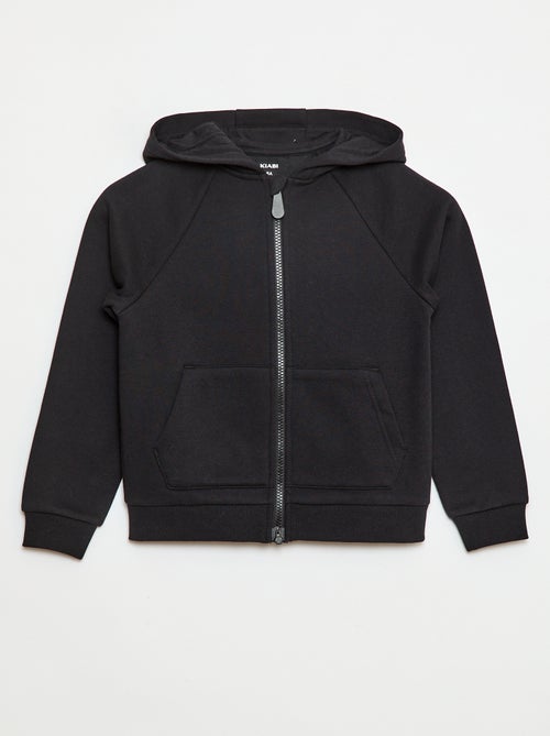 Felpa con cappuccio e zip con apertura zip e magnete - So Easy - Kiabi