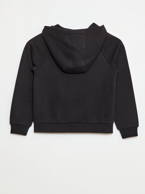 Felpa con cappuccio e zip con apertura zip e magnete - So Easy - Kiabi