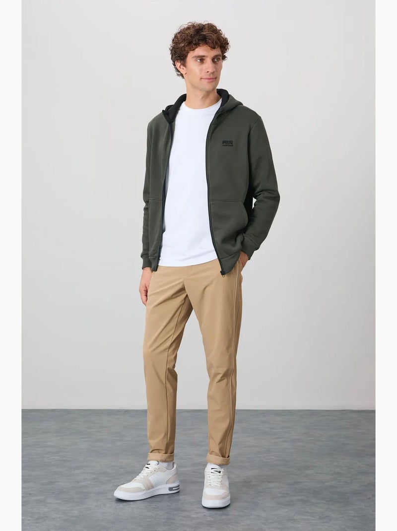 Felpa con cappuccio e zip da uomo tommy Cachi - Kiabi