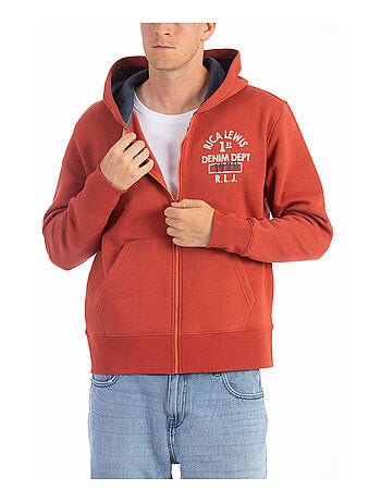 Felpa con cappuccio e zip DJANGO