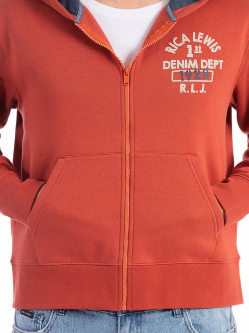 Felpa con cappuccio e zip DJANGO - Kiabi