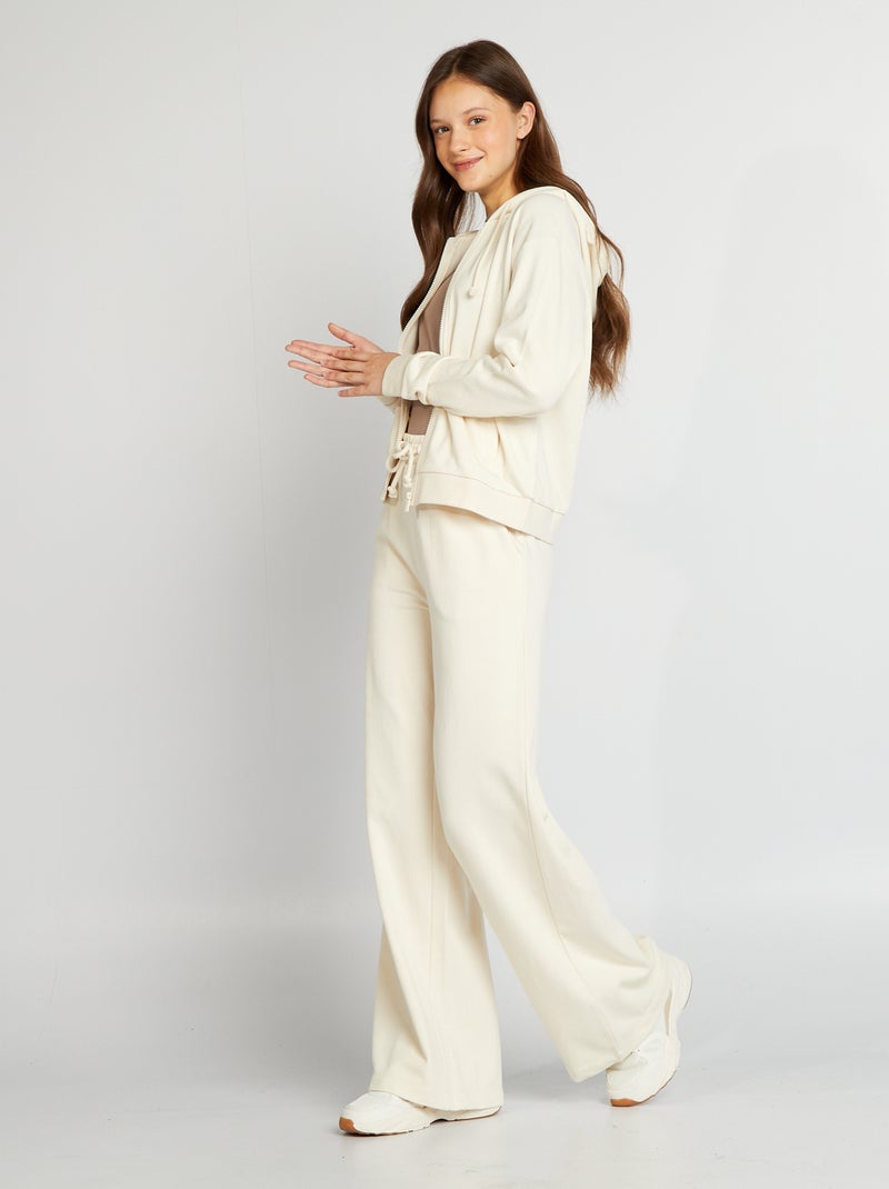 Felpa con cappuccio e zip GRIGIO - Kiabi