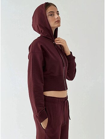 Felpa con cappuccio e zip hiccup