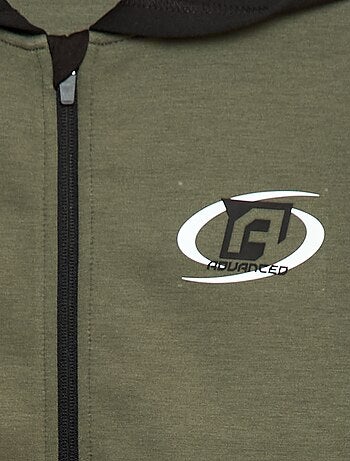 Felpa con cappuccio e zip