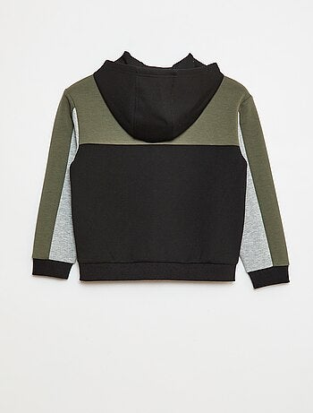 Felpa con cappuccio e zip