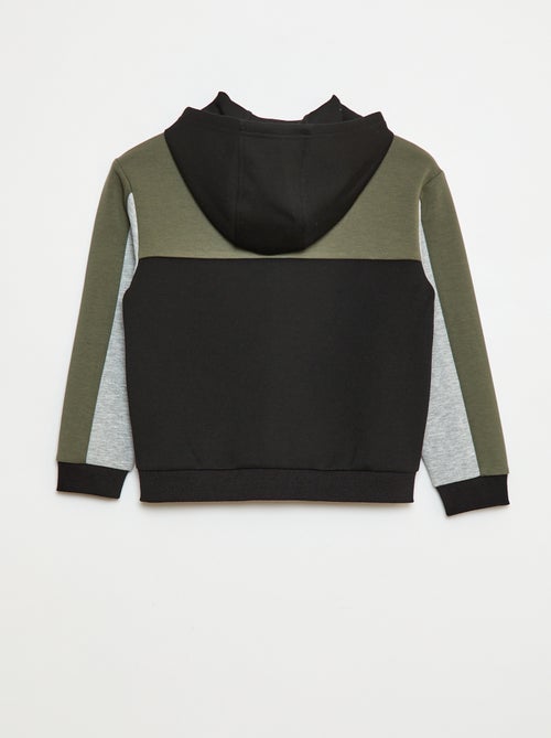 Felpa con cappuccio e zip - Kiabi