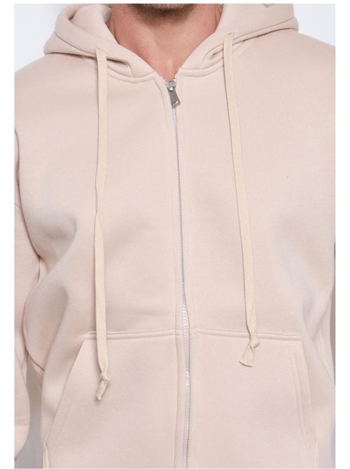 Felpa con cappuccio e zip Kebello - Kiabi