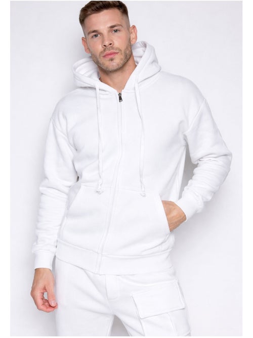 Felpa con cappuccio e zip Kebello - Kiabi