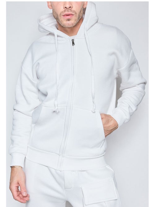 Felpa con cappuccio e zip Kebello - Kiabi