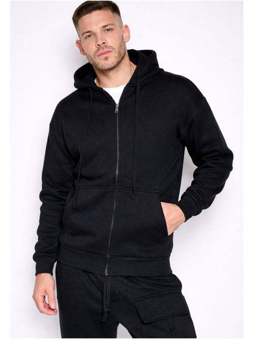 Felpa con cappuccio e zip Kebello - Kiabi