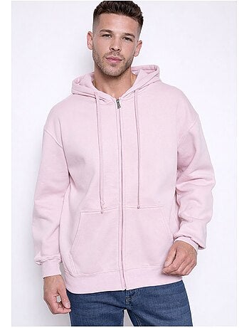 Felpa con cappuccio e zip Kebello