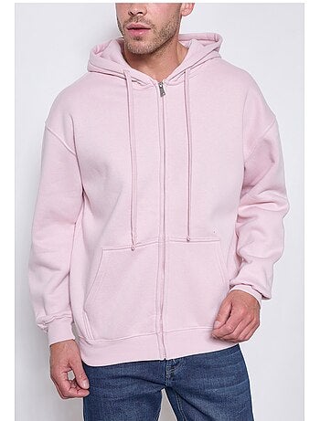 Felpa con cappuccio e zip Kebello