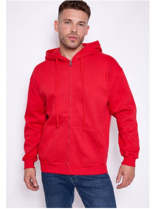 Felpa con cappuccio e zip Kebello - Kiabi