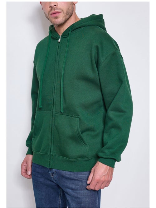 Felpa con cappuccio e zip Kebello - Kiabi