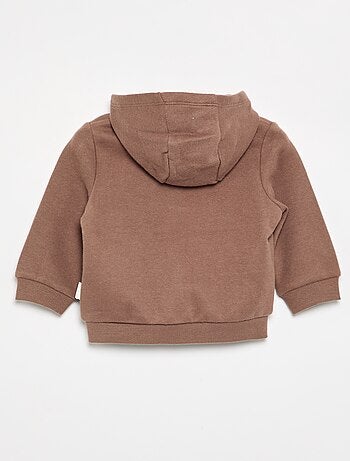 Felpa con cappuccio e zip