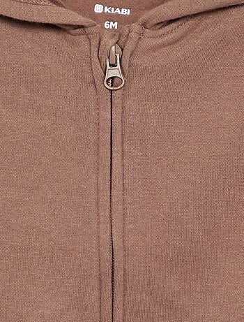 Felpa con cappuccio e zip
