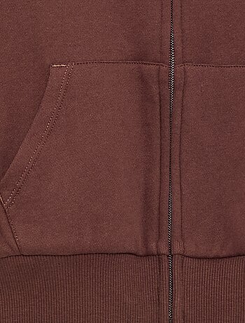 Felpa con cappuccio e zip