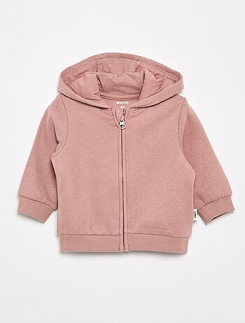 Felpa con cappuccio e zip
