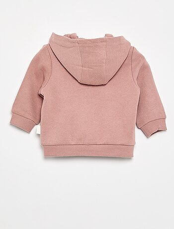 Felpa con cappuccio e zip