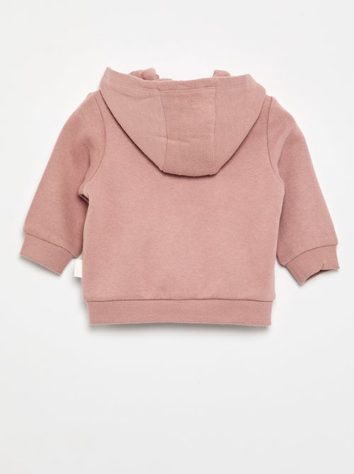 Felpa con cappuccio e zip - Kiabi