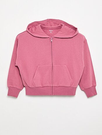 Felpa con cappuccio e zip