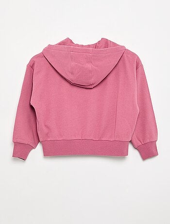 Felpa con cappuccio e zip