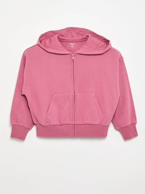 Felpa con cappuccio e zip - Kiabi