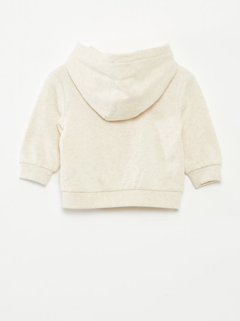 Felpa con cappuccio e zip 'Simba' Beige - Kiabi
