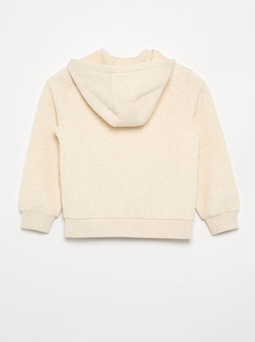 Felpa con cappuccio e zip tinta unita - Kiabi Felpa con cappuccio e zip tinta unita - Kiabi