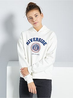 Ragazza 10-18 anni - Felpa con cappuccio eco-sostenibile - Kiabi