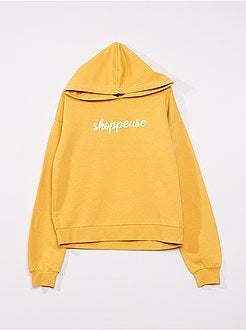 Ragazza 10-18 anni - Felpa con cappuccio eco-sostenibile - Kiabi