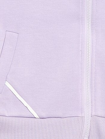 Felpa con cappuccio effetto morbido