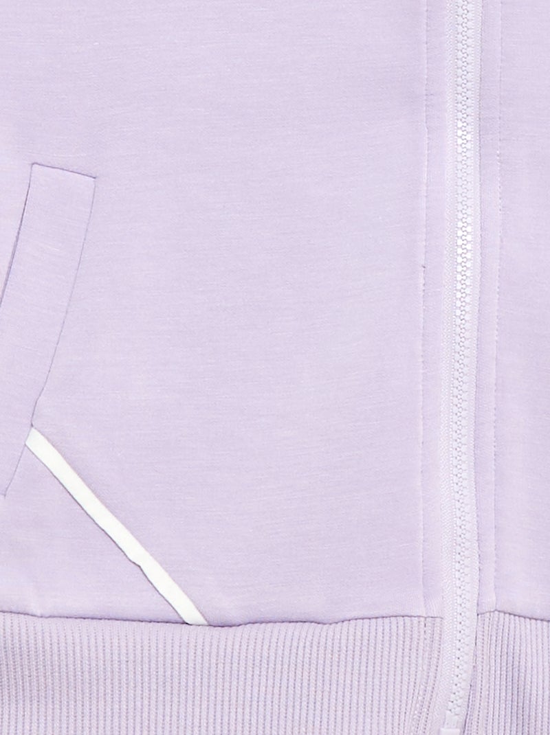 Felpa con cappuccio effetto morbido Rosa - Kiabi