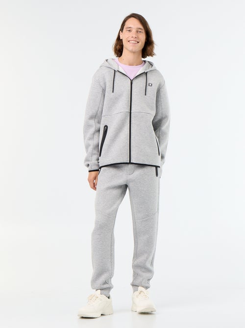 Felpa con cappuccio effetto neoprene - Kiabi Felpa con cappuccio effetto neoprene - Kiabi
