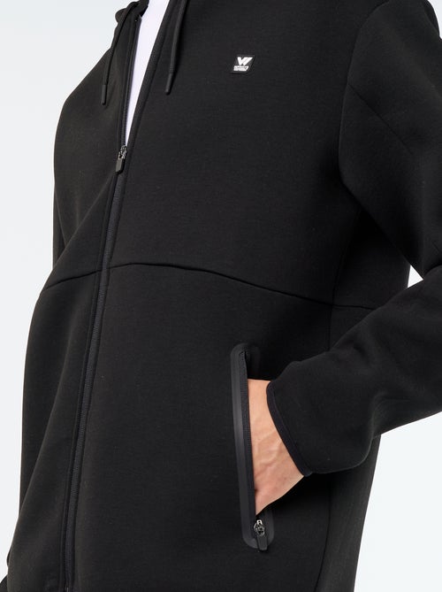 Felpa con cappuccio effetto neoprene - Kiabi Felpa con cappuccio effetto neoprene - Kiabi