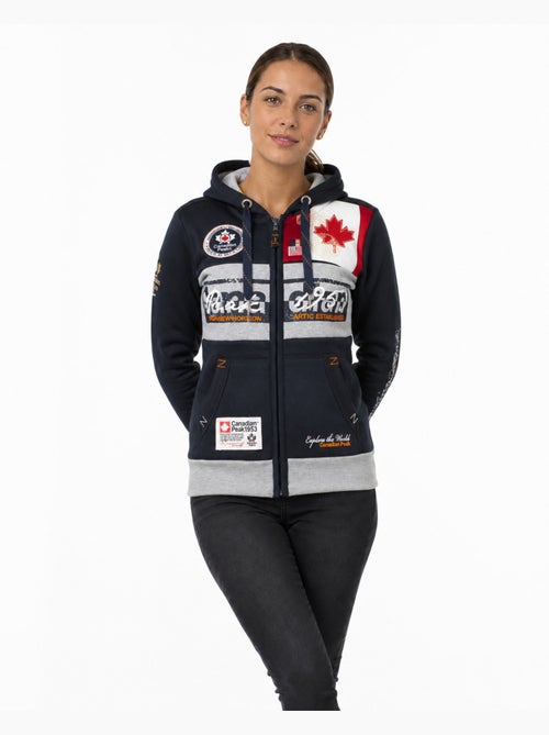 Felpa con cappuccio face – canadian peak - Kiabi Felpa con cappuccio face – canadian peak - Kiabi