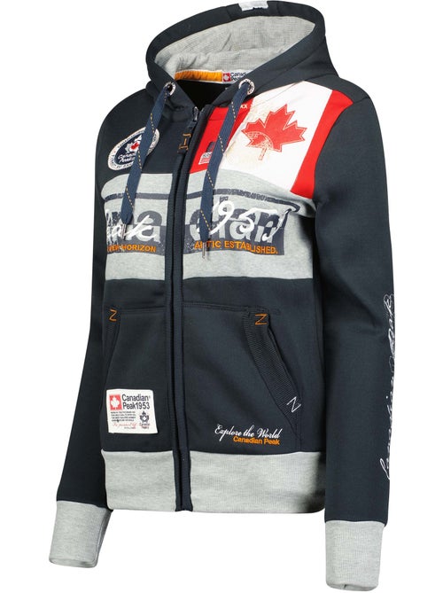Felpa con cappuccio face – canadian peak - Kiabi Felpa con cappuccio face – canadian peak - Kiabi