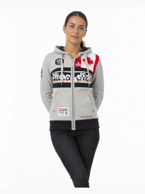 Felpa con cappuccio face – canadian peak - Kiabi Felpa con cappuccio face – canadian peak - Kiabi