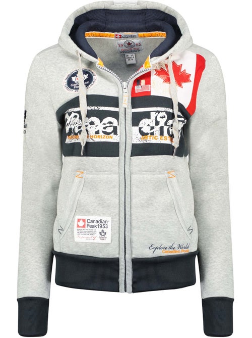 Felpa con cappuccio face – canadian peak - Kiabi Felpa con cappuccio face – canadian peak - Kiabi
