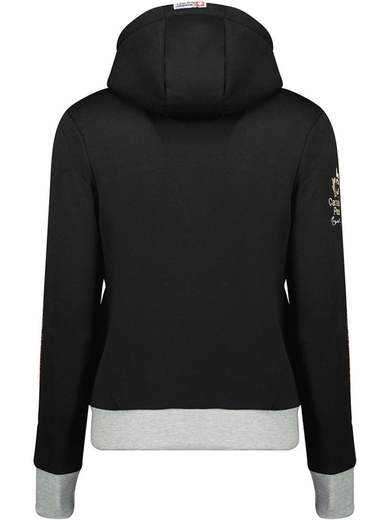 Felpa con cappuccio face – canadian peak Nero - Kiabi
