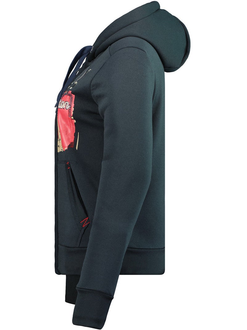 Felpa con cappuccio farlotteak – canadian peak Blu marino - Kiabi