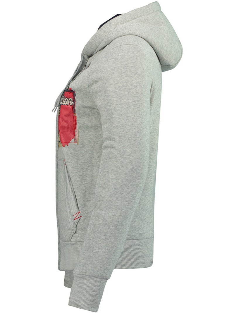 Felpa con cappuccio farlotteak – canadian peak Grigio chiaro - Kiabi
