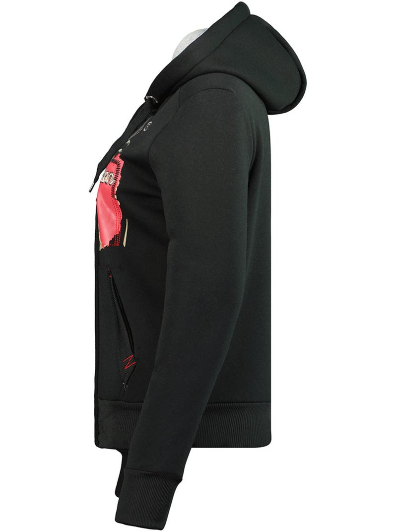 Felpa con cappuccio farlotteak – canadian peak Nero - Kiabi