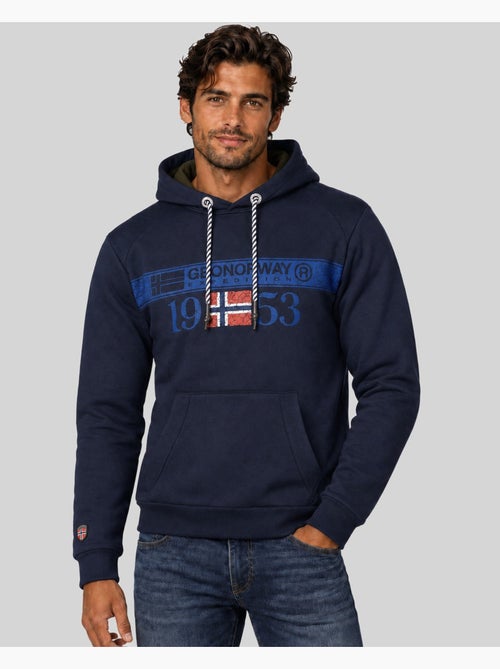 Felpa con cappuccio fastlife – geographical norway - Kiabi Felpa con cappuccio fastlife – geographical norway - Kiabi