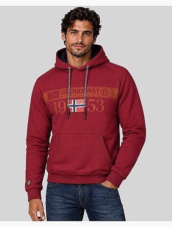 Felpa con cappuccio fastlife – geographical norway