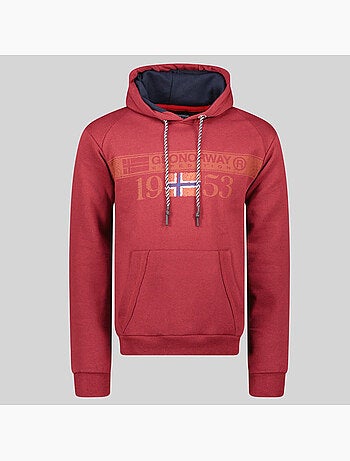Felpa con cappuccio fastlife – geographical norway