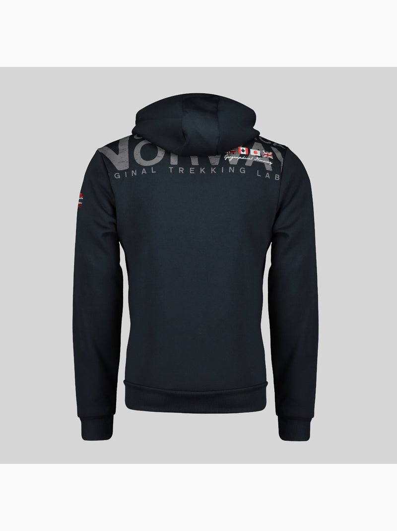 Felpa con cappuccio fespote – geographical norway Blu marino - Kiabi